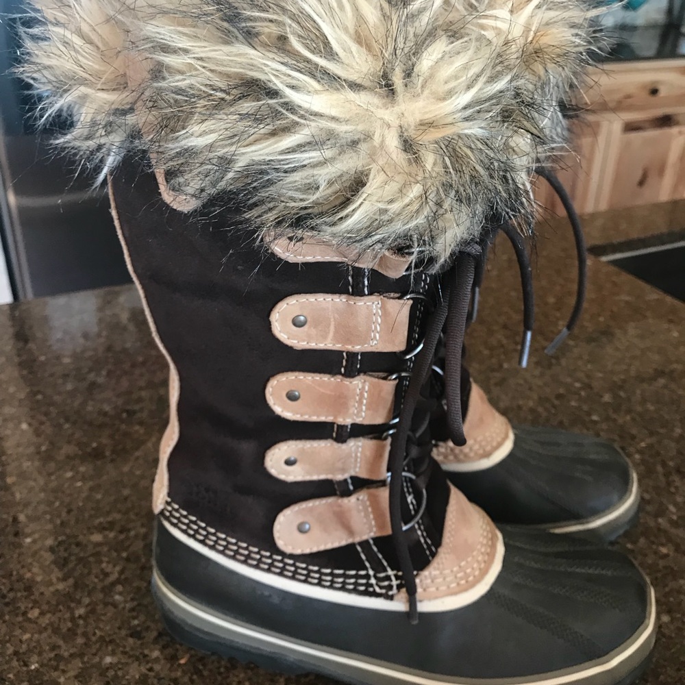 Sorel Joan of Arctic Snow Fur Boots 8